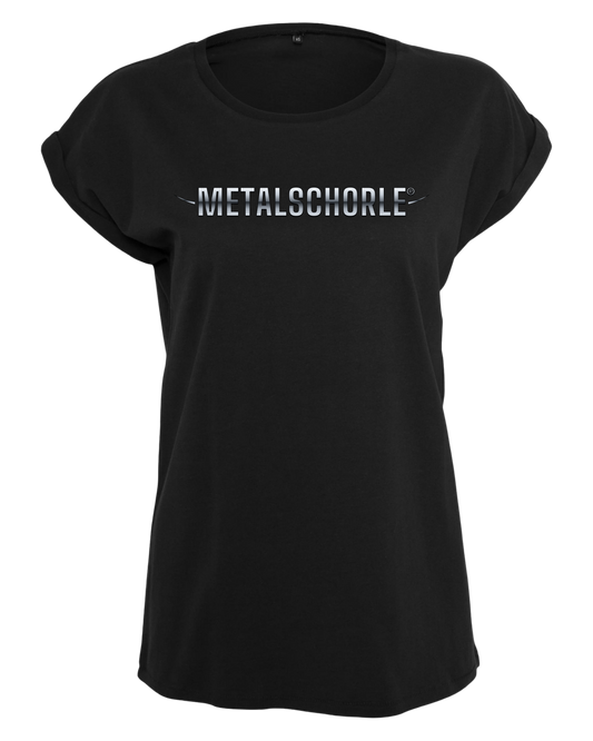 Metalschorle - Ladies Loose Fit Tee "Schriftzug & Logo"