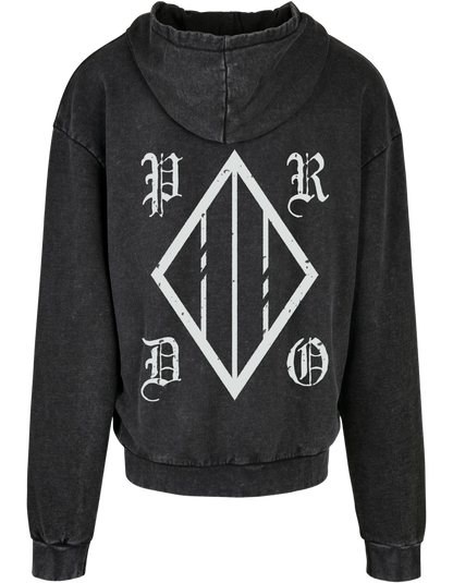 Promised Downfall - Oversize Acid Washed Hoodie "Hardcore"