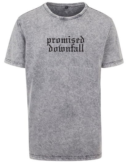 Promised Downfall - Acid Washed T-Shirt "Hardcore / Front"