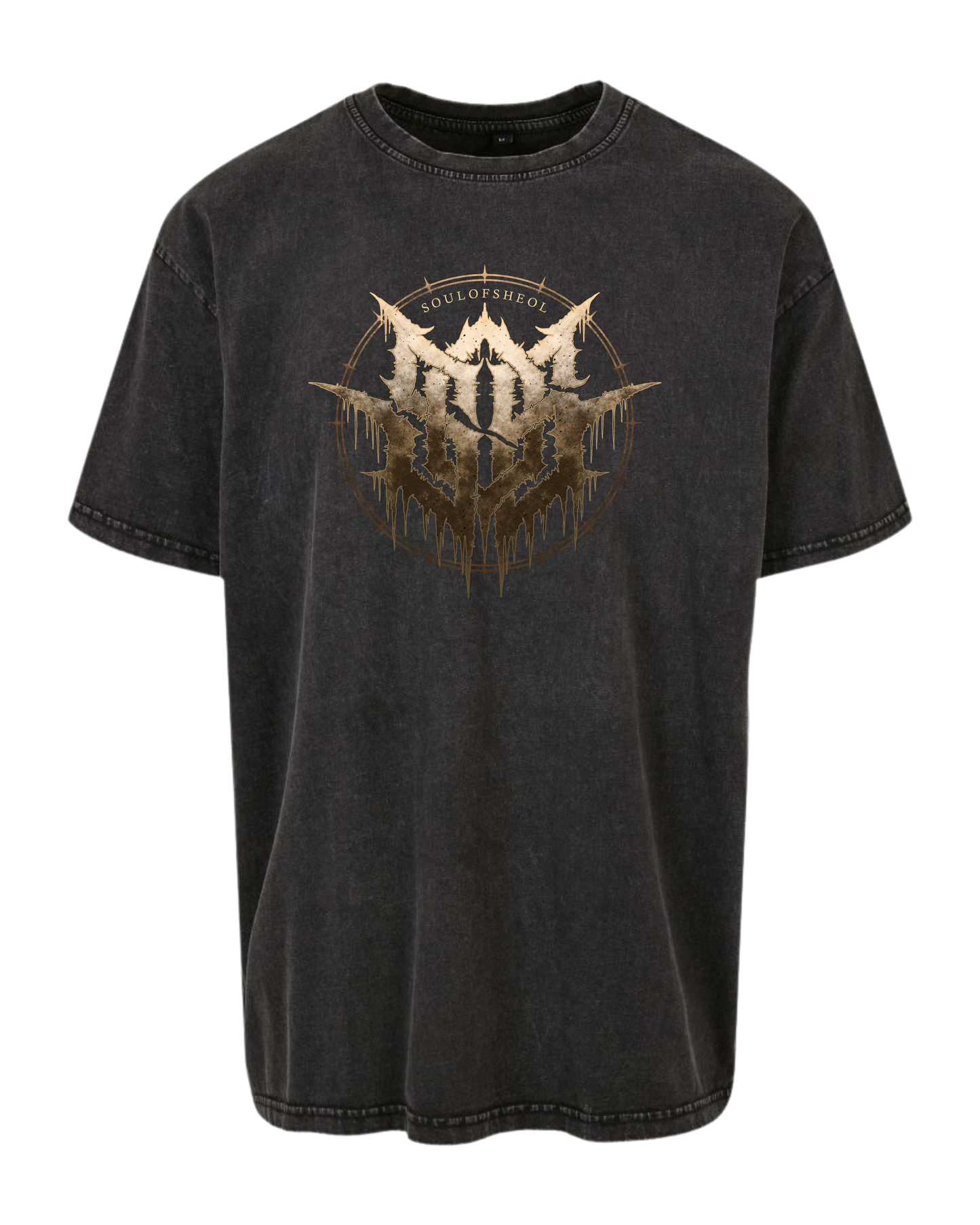 Soul of Sheol - Oversize Acid Washed T-Shirt "Logo II - Special Edition"