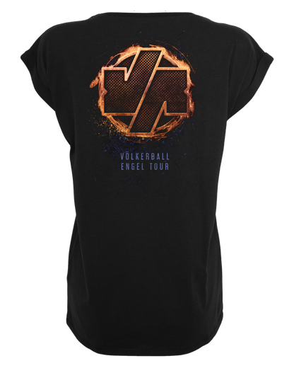 VÖLKERBALL - Ladies Loose Fit Shirt "Engel real"