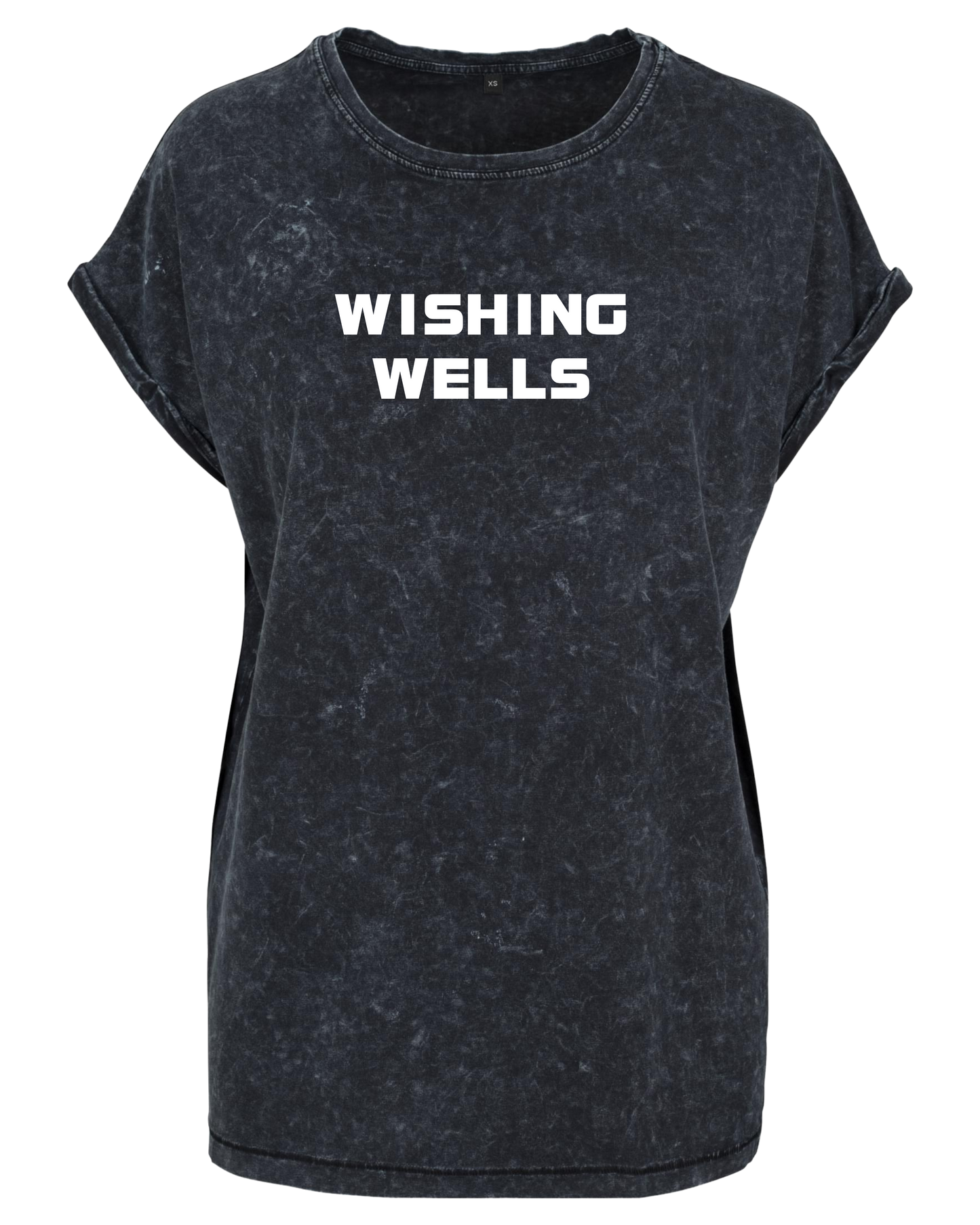 BxB - Wishing Wells - Acid Washed Ladies T-Shirt "Lettering"