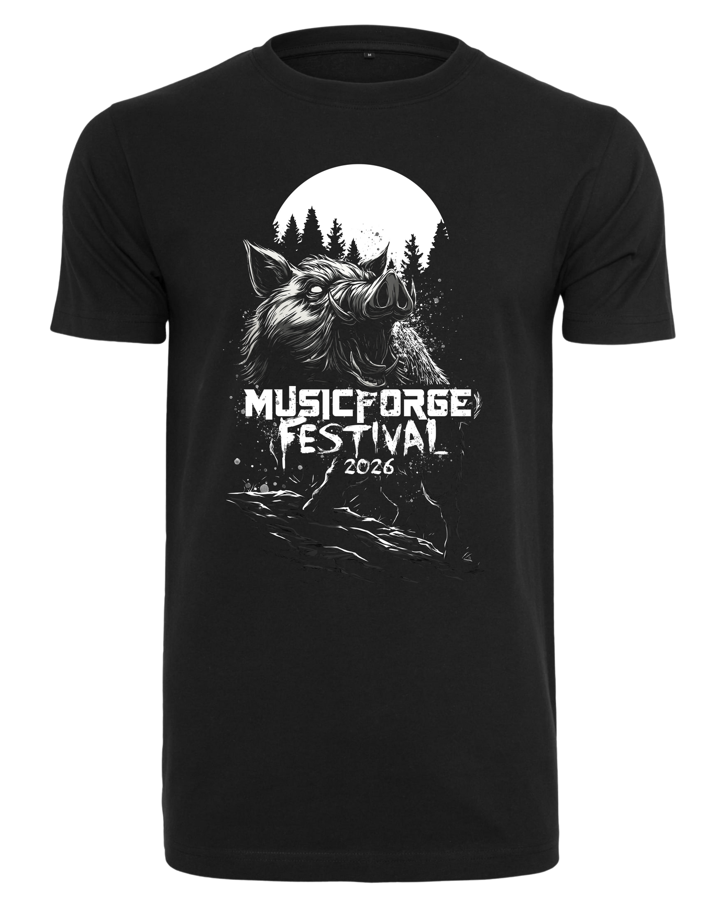 Music Forge Festival - Basic Unisex T-Shirt "Lettering"